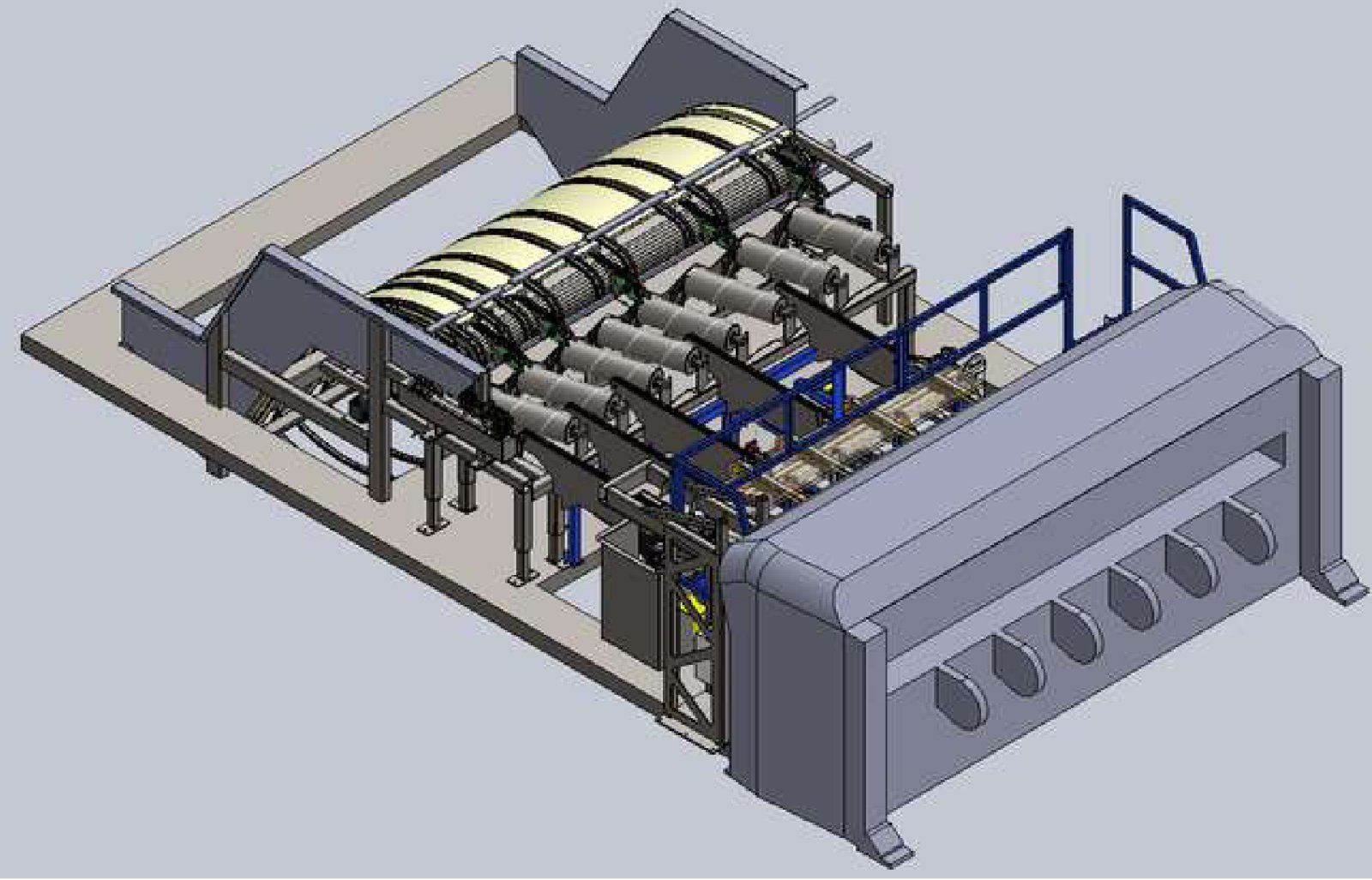 Modèle 3D de l'entrée de déligneuse – vue 2