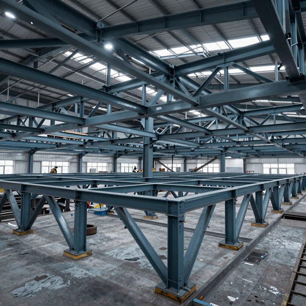 Atelier de structures d'acier